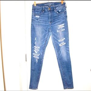 AEO Super Stretch X Hi-Rise Jegging Style Jeans